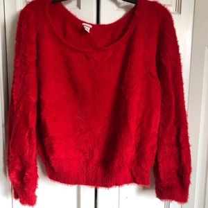 Victoria Secret Red sweater Sz Large